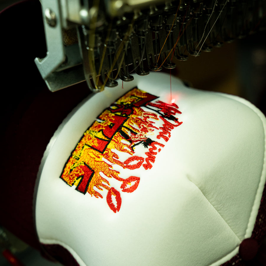 Custom embroidery design example